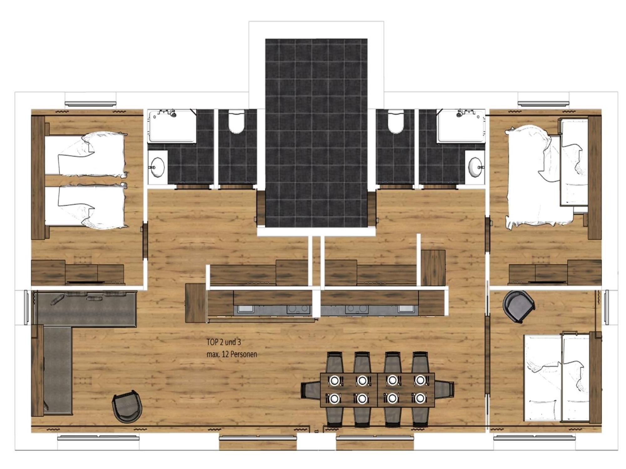 Large Apartment In Sankt Georgen With Balcony Fürstau Exteriör bild
