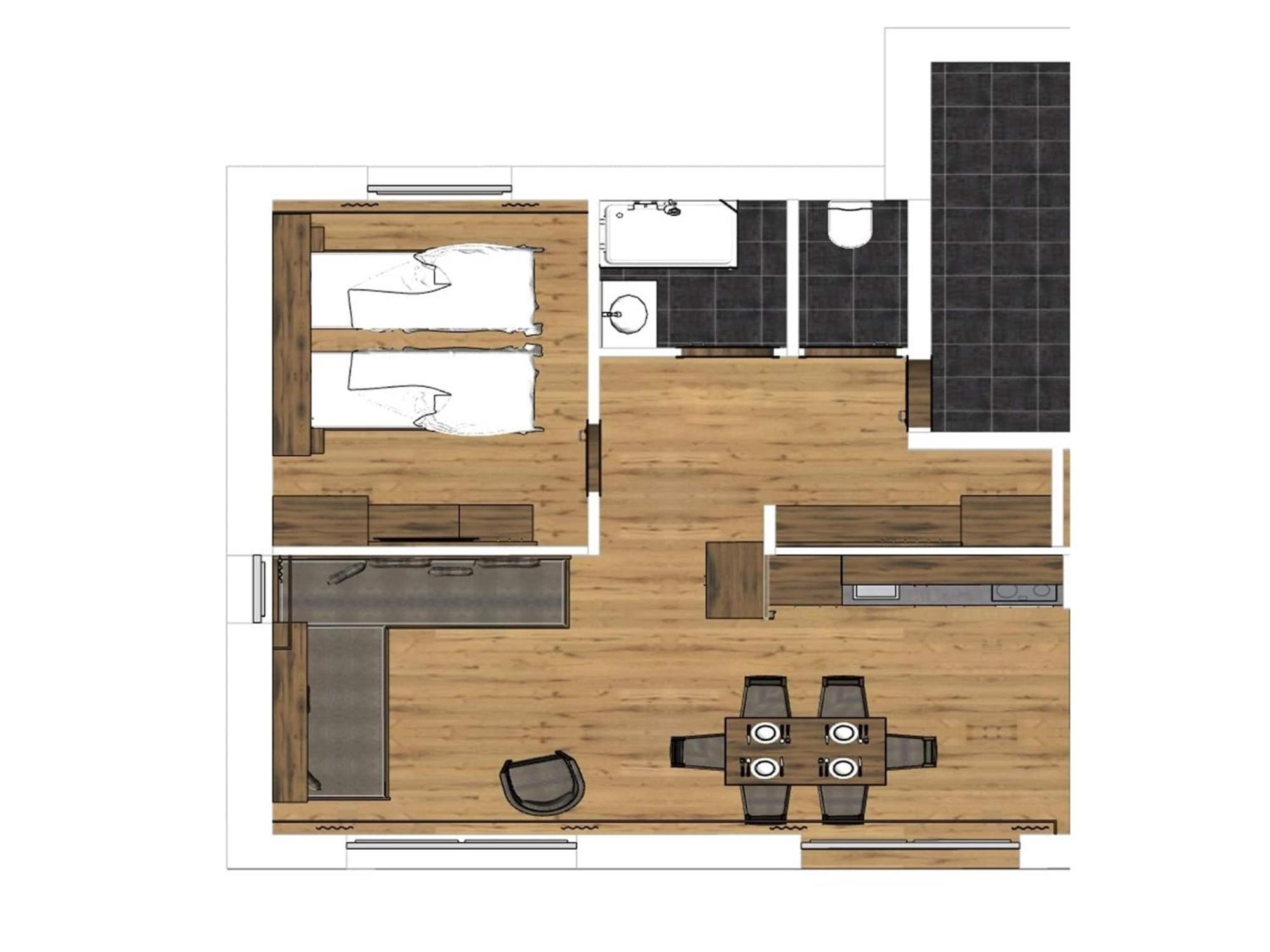 Large Apartment In Sankt Georgen With Balcony Fürstau Exteriör bild